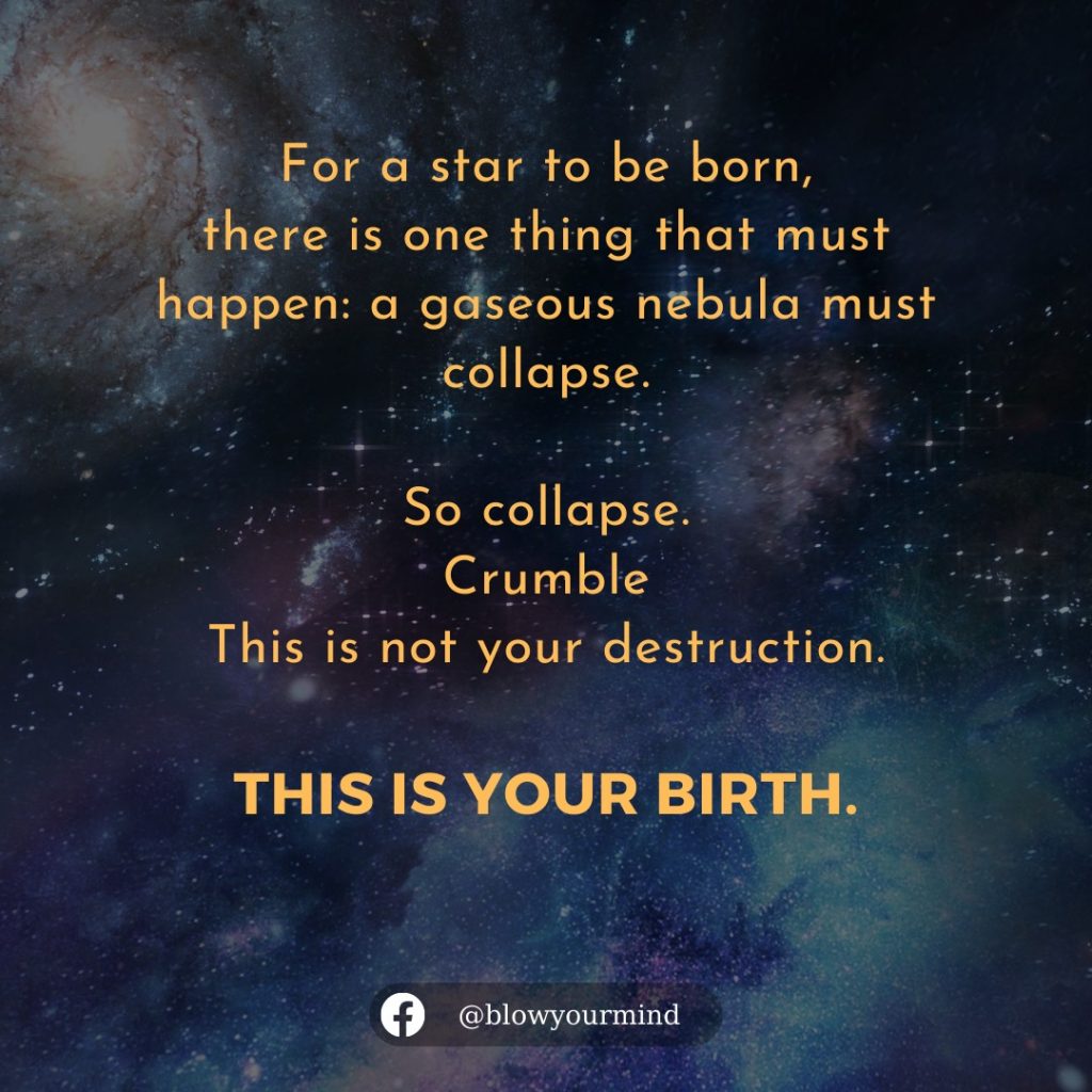 This is your birth...