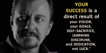 Your success is a direct result of your vision