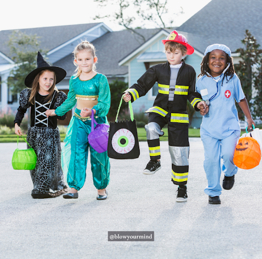 Many countries celebrate Halloween with traditions like trick-or-treating, 
