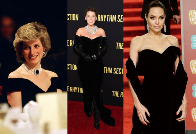Princess Diana (1985), Blake Lively (2020) & Angelina Jolie (2018)